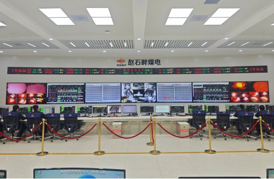 两台百万千瓦燃煤发电机组正平稳运行
