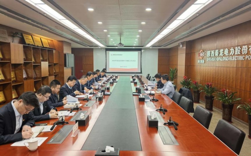 秦龙电力召开2025年度领导班子民主