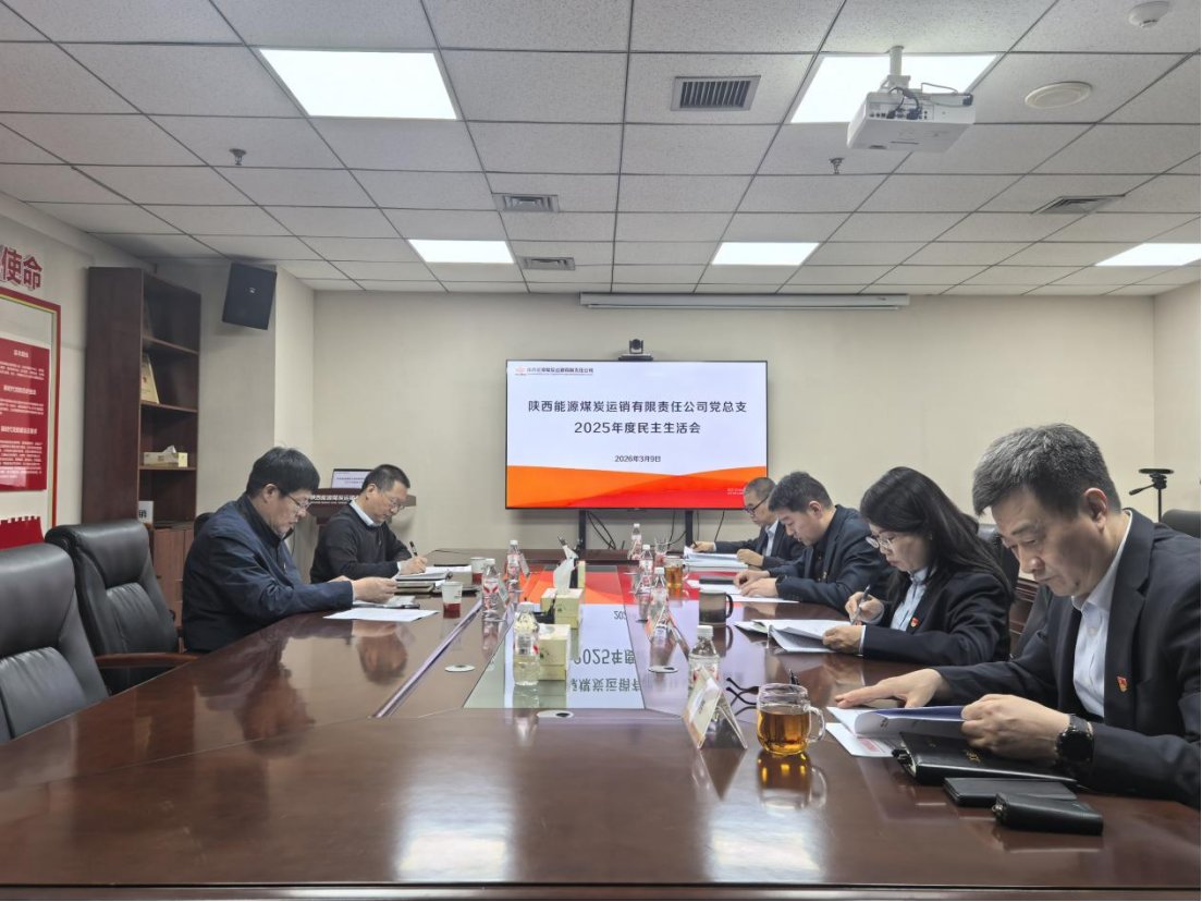 陕能运销党总支召开2025年度领导班