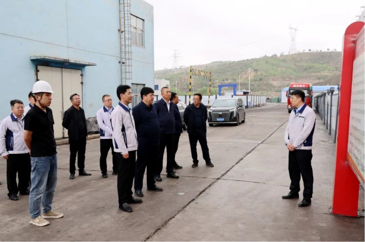 榆林市水利局局长周文军一行到冯家塔运